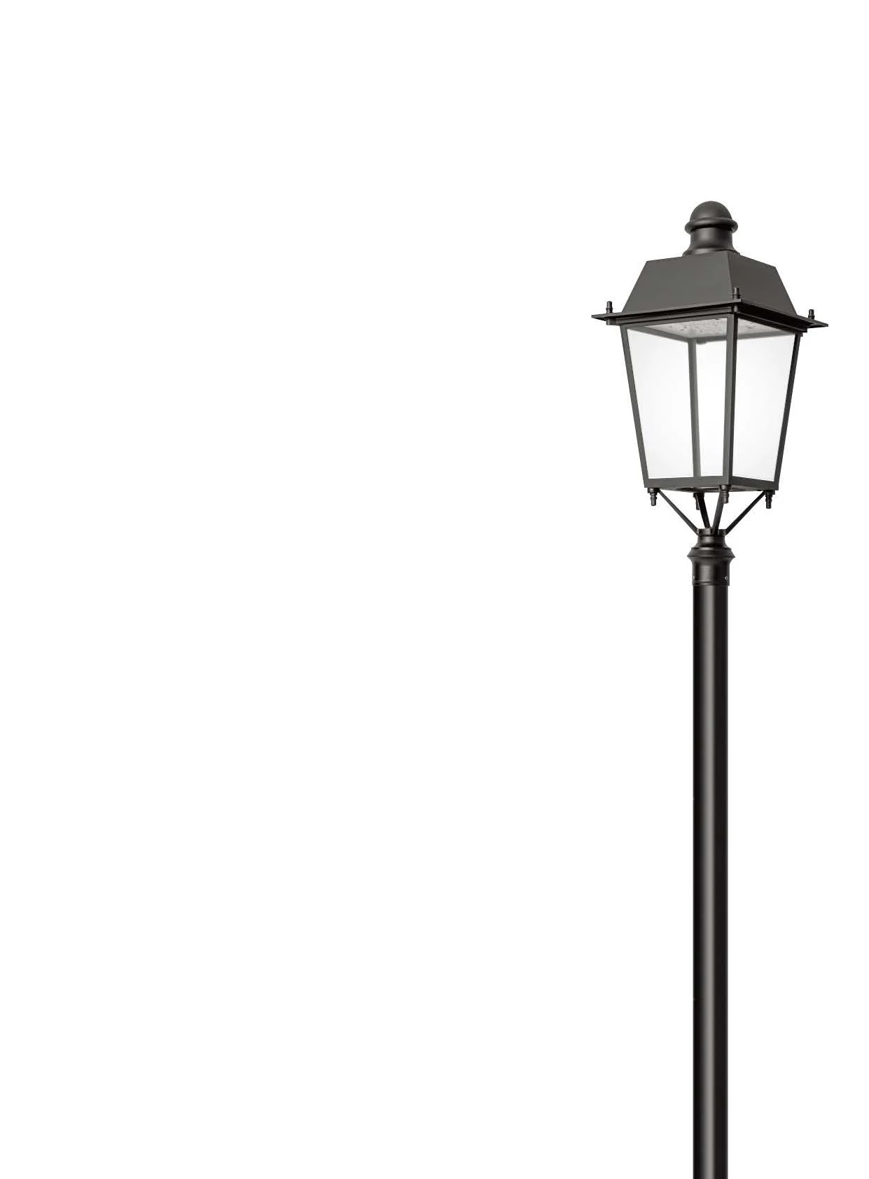 TOPAZ classic decorative post-top luminaire