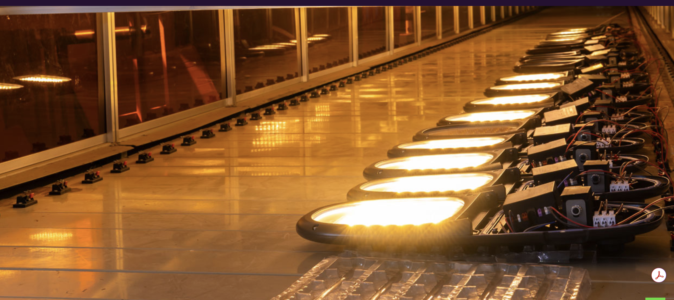 Luxific lighting manufacturing line